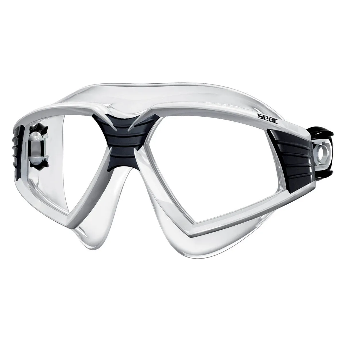 SEAC Sonic Clear Silicone Swim Goggles with 100% UV protection