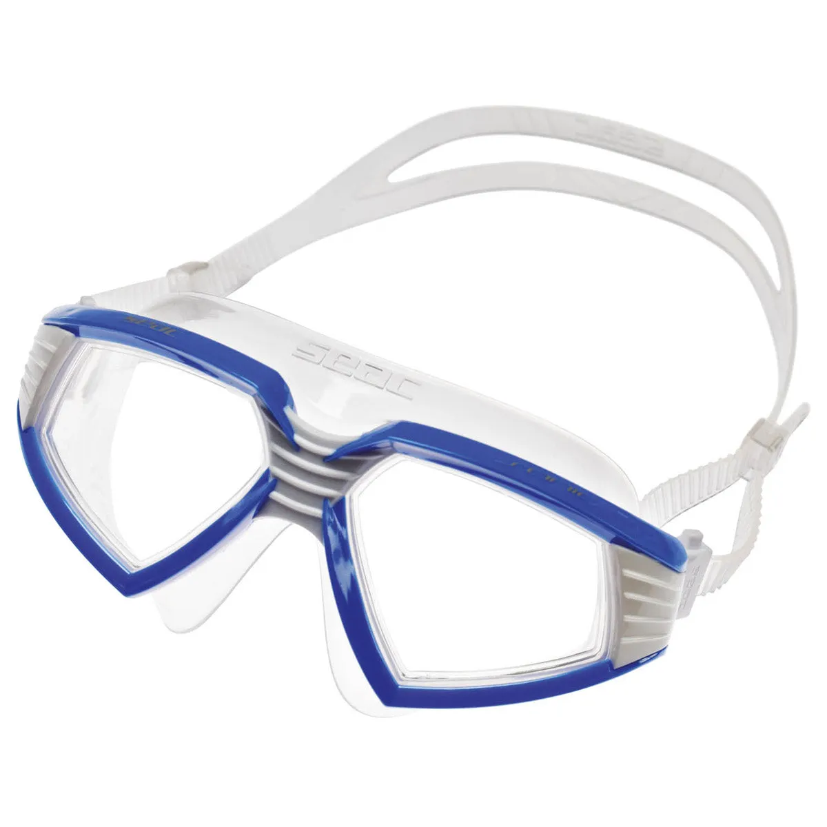 SEAC Sonic Clear Silicone Swim Goggles with 100% UV protection