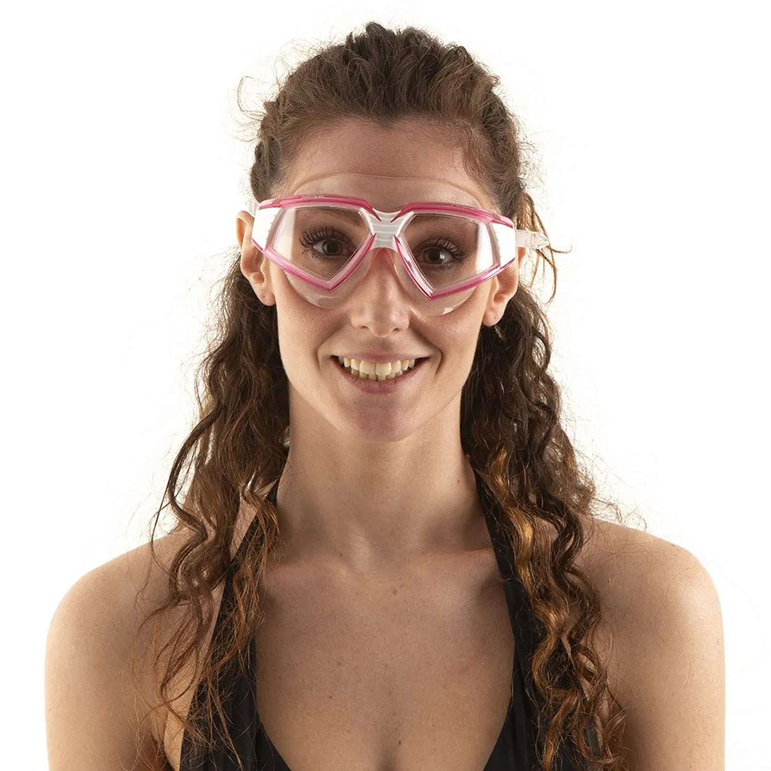 SEAC Sonic Clear Silicone Swim Goggles with 100% UV protection