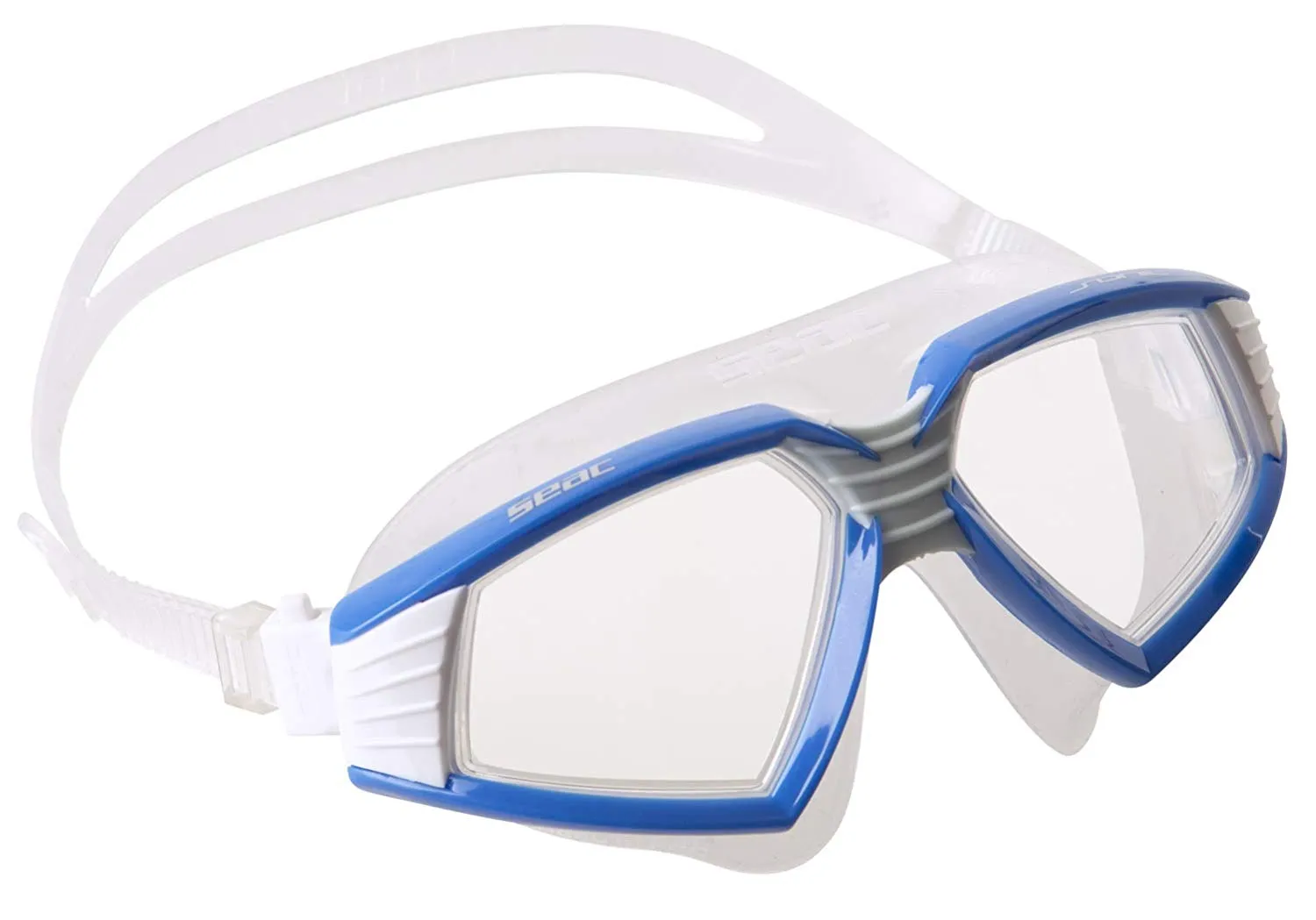 SEAC Sonic Clear Silicone Swim Goggles with 100% UV protection
