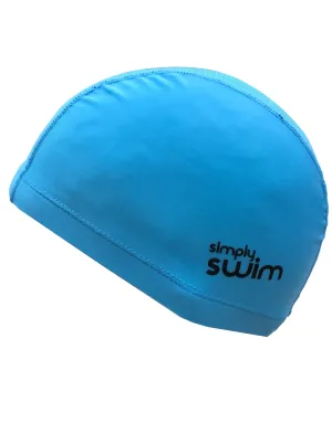 Simply Swim Junior Lycra Fabric Swim Cap - Solid Colours