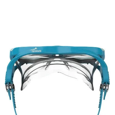 Speedo Jr Kids' Mask Snorkel and Fin Set - Turquoise/Gray L/XL