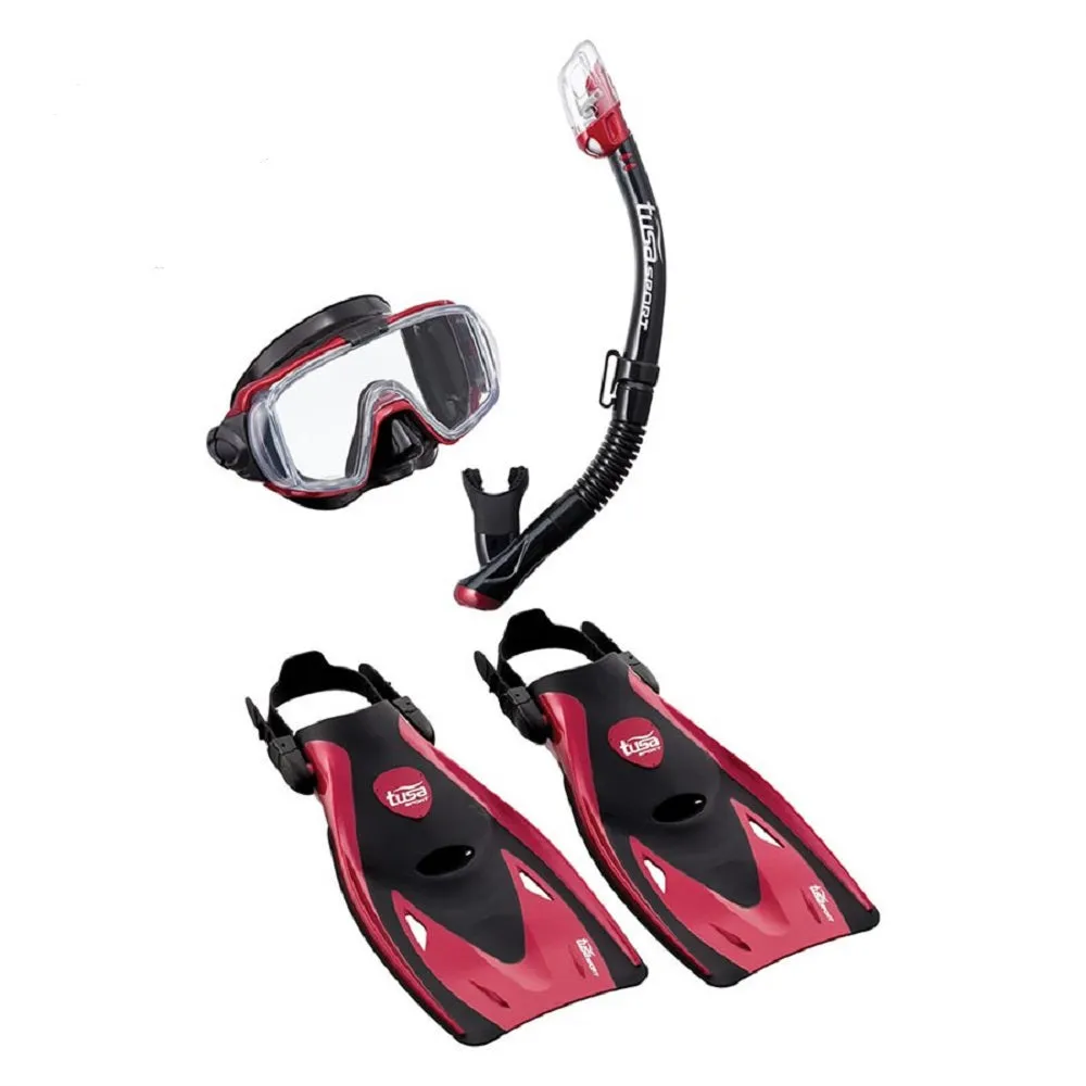Tusa Visio Tri-Ex Black Series Adult Travel Set