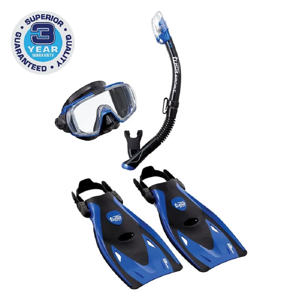 Tusa Visio Tri-Ex Black Series Adult Travel Set