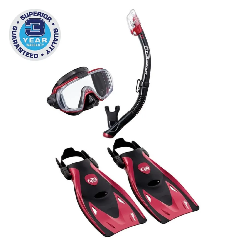 Tusa Visio Tri-Ex Black Series Adult Travel Set