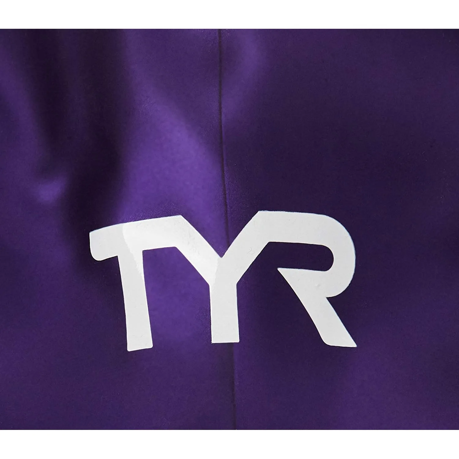 TYR Long Hair Silicone Swim Cap, Black - Adult