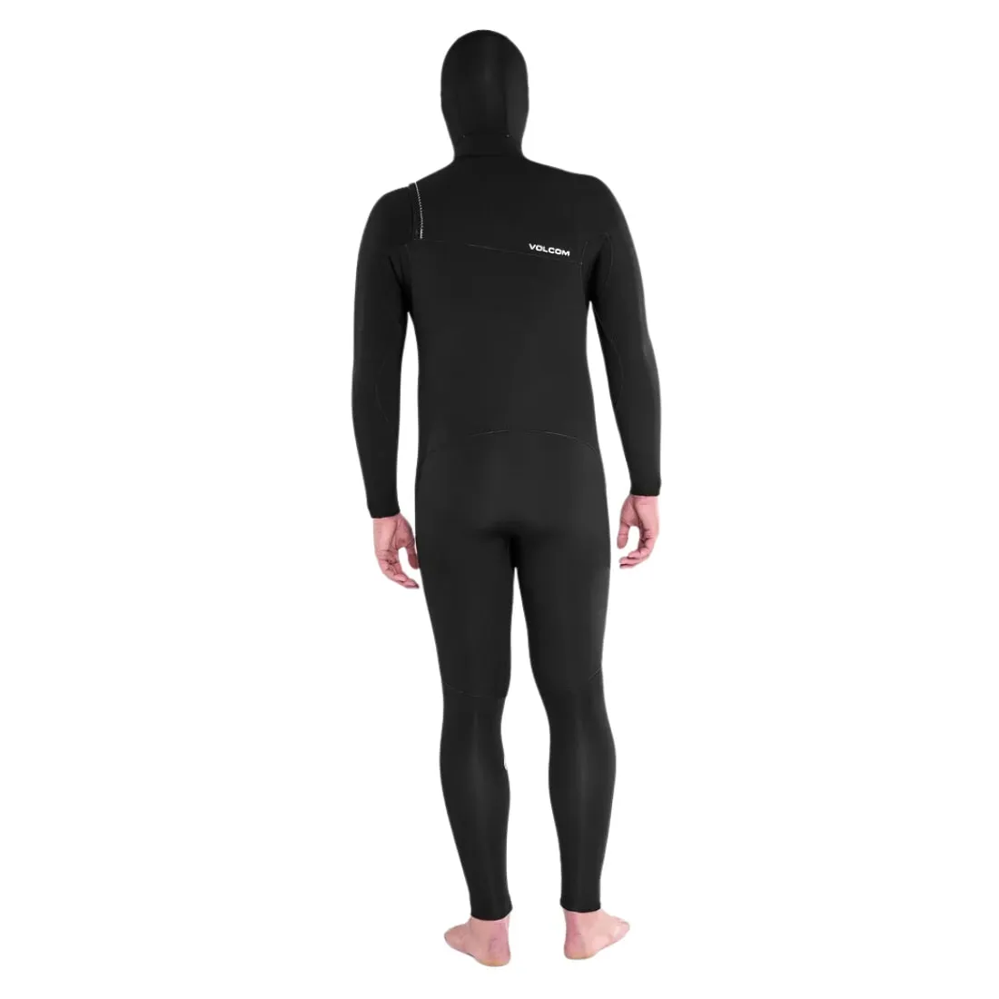 Volcom 4/3mm Hooded Chestzip Modulator Full Wetsuit - Black