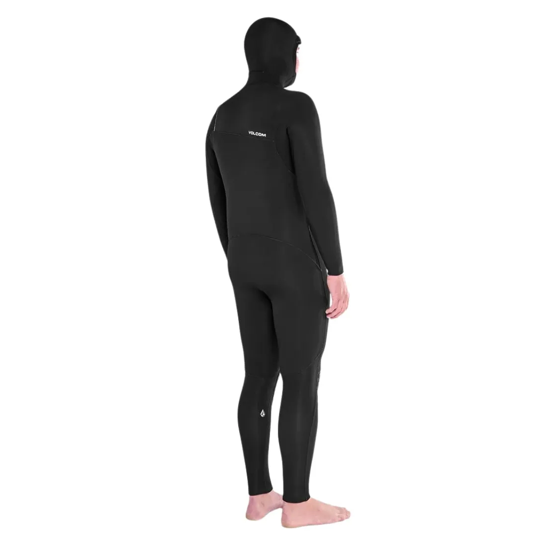 Volcom 4/3mm Hooded Chestzip Modulator Full Wetsuit - Black