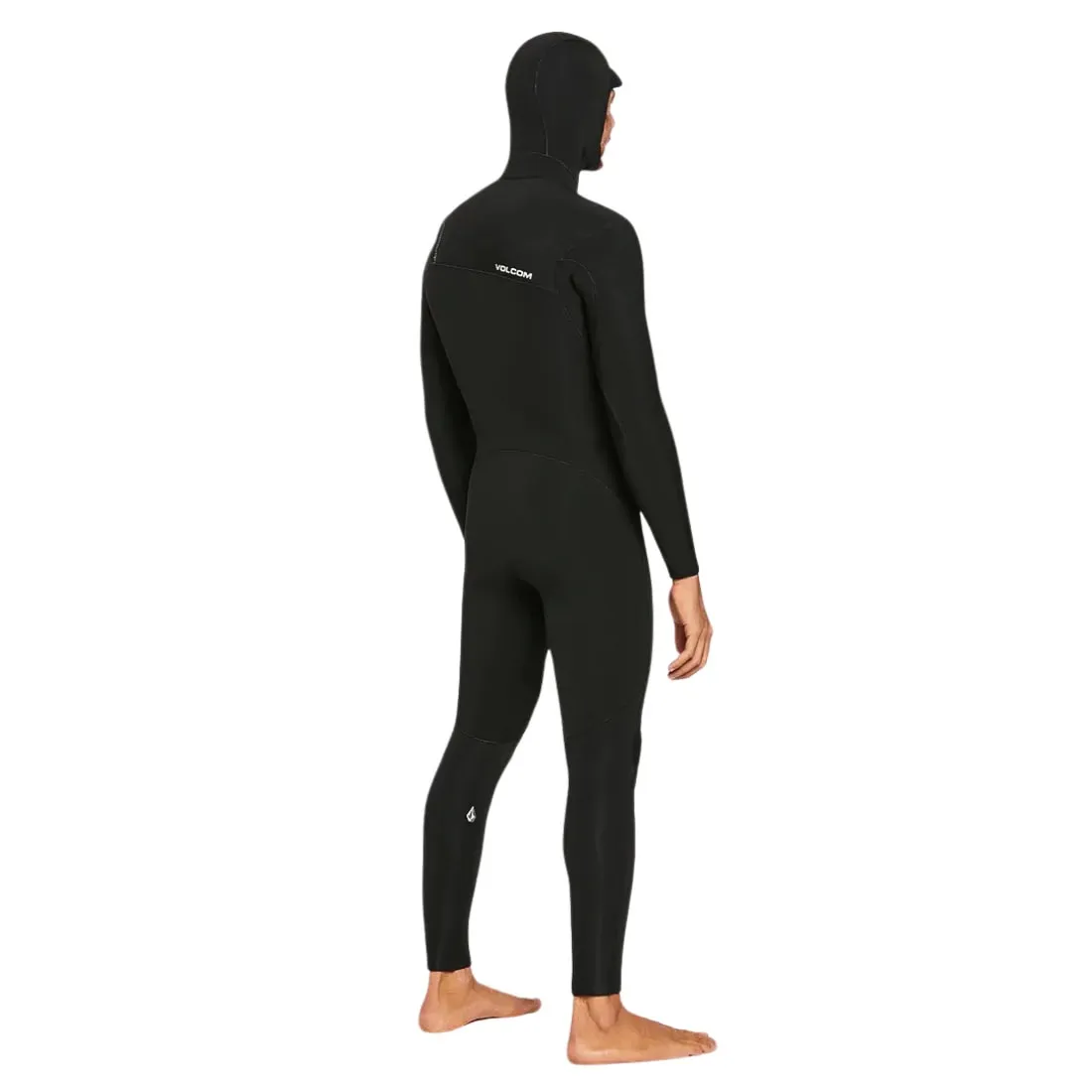 Volcom 4/3mm Hooded Chestzip Modulator Full Wetsuit - Black