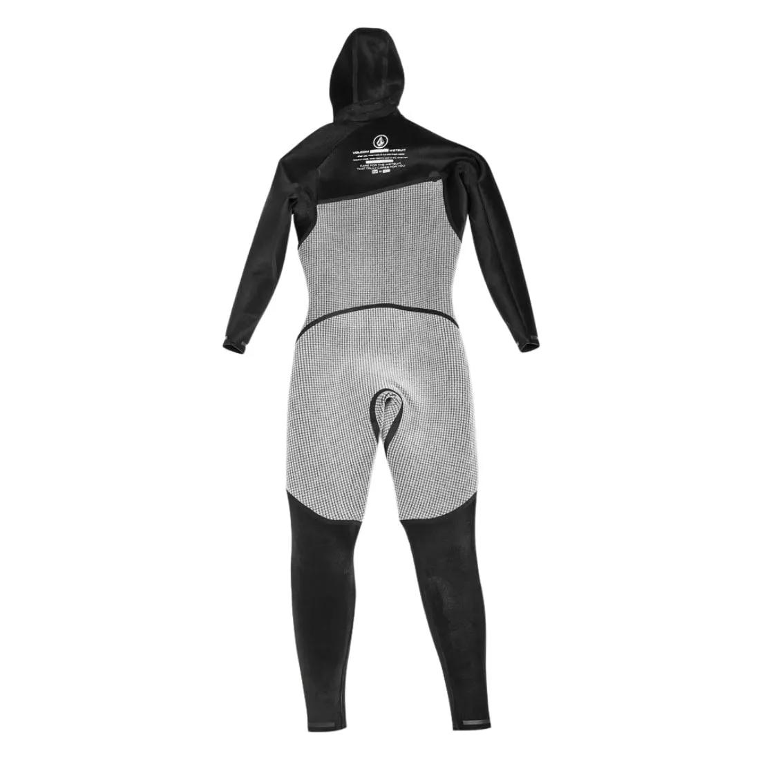 Volcom 4/3mm Hooded Chestzip Modulator Full Wetsuit - Black