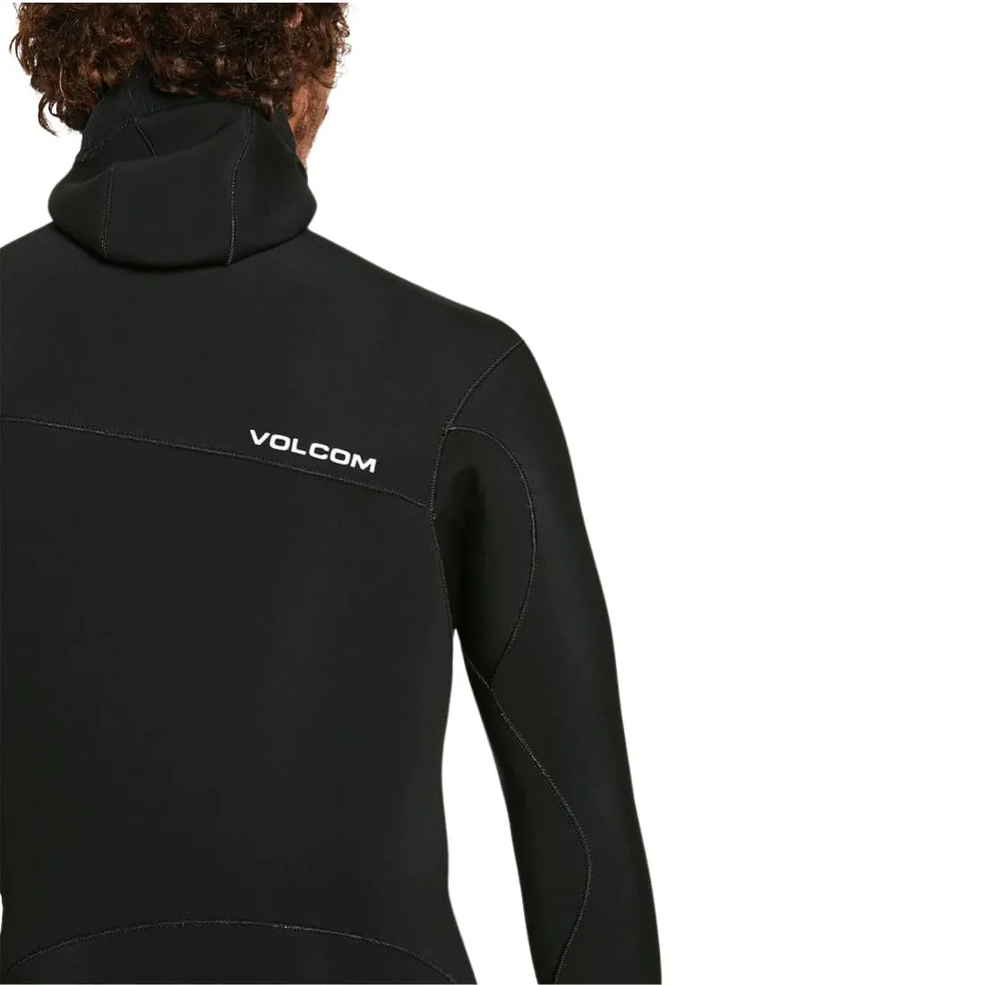 Volcom 4/3mm Hooded Chestzip Modulator Full Wetsuit - Black
