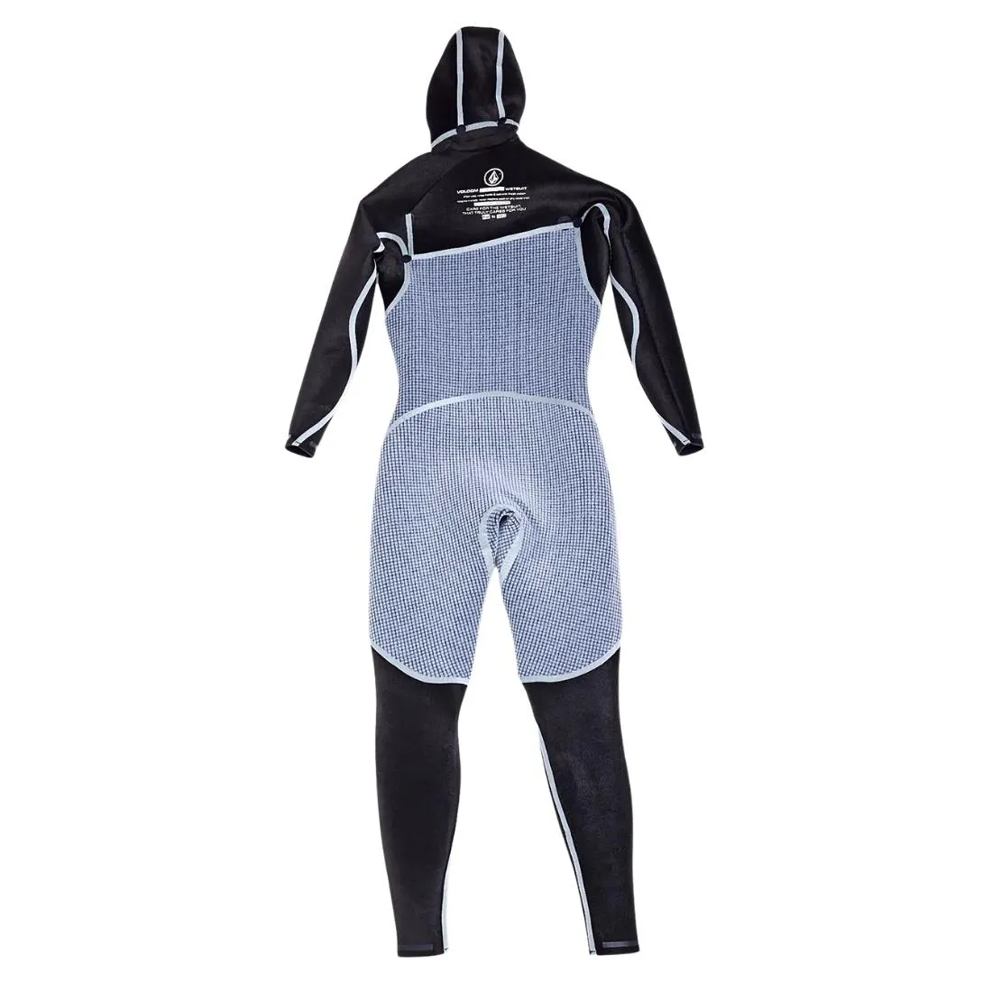 Volcom 5/4/3mm Hooded Modulator Chest Zip Wetsuit - Black
