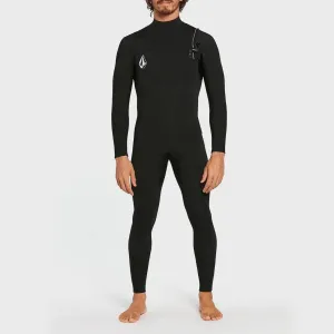 Volcom Modulator 3/2 Mens Chest Zip Wetsuit - Black