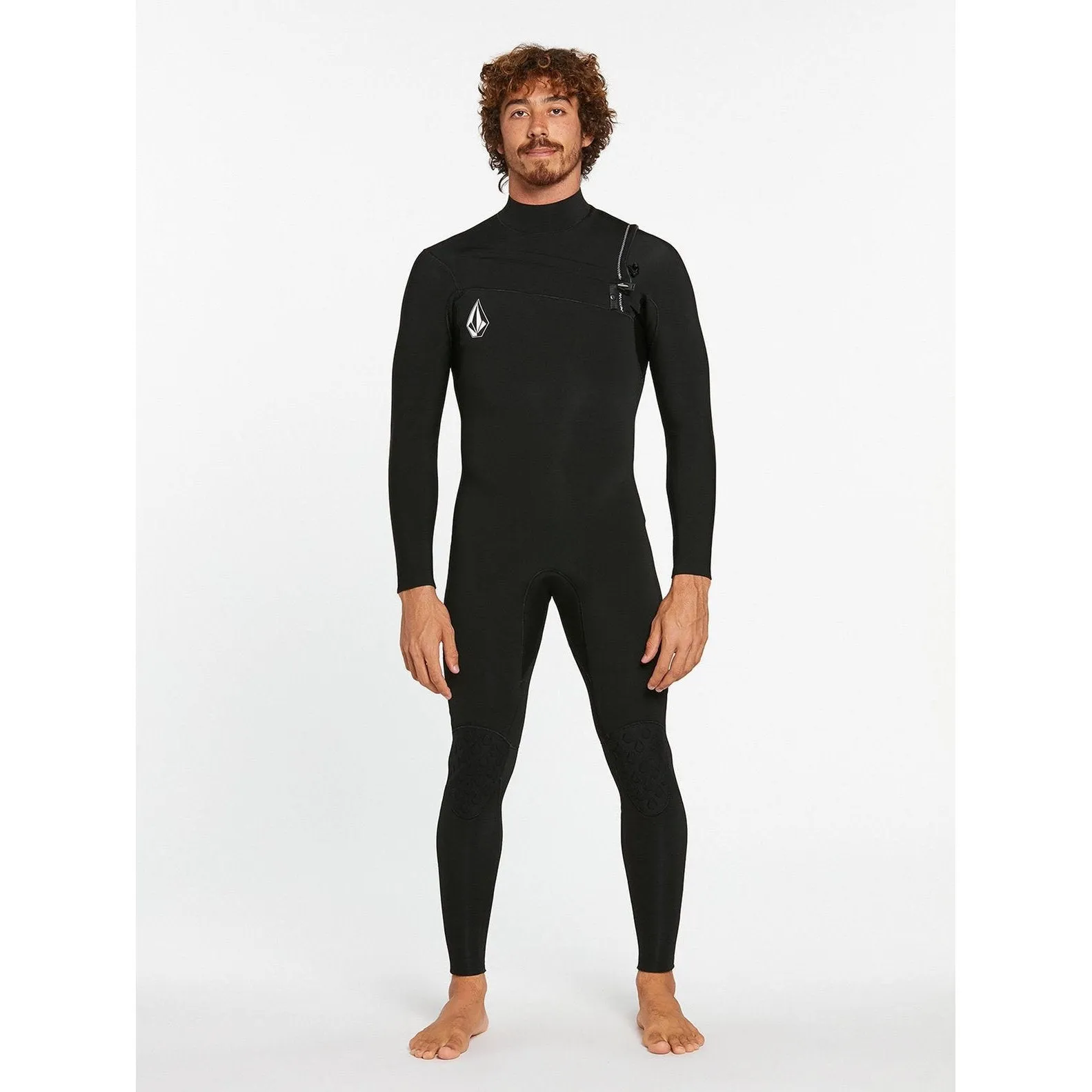 Volcom Modulator 3/2 Mens Chest Zip Wetsuit - Black