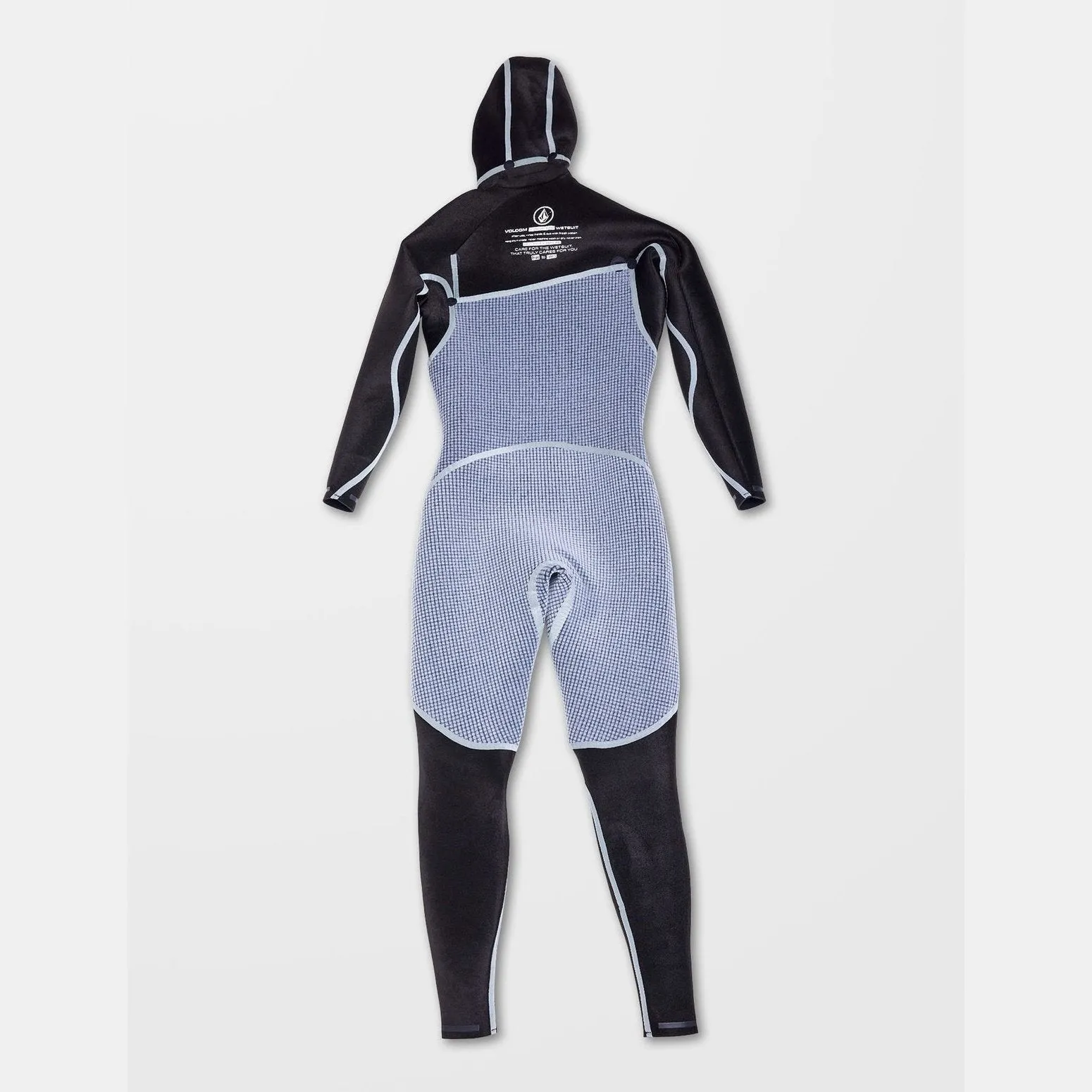 Volcom Modulator 5/4/3 Mens Hooded Chest Zip Wetsuit - Black