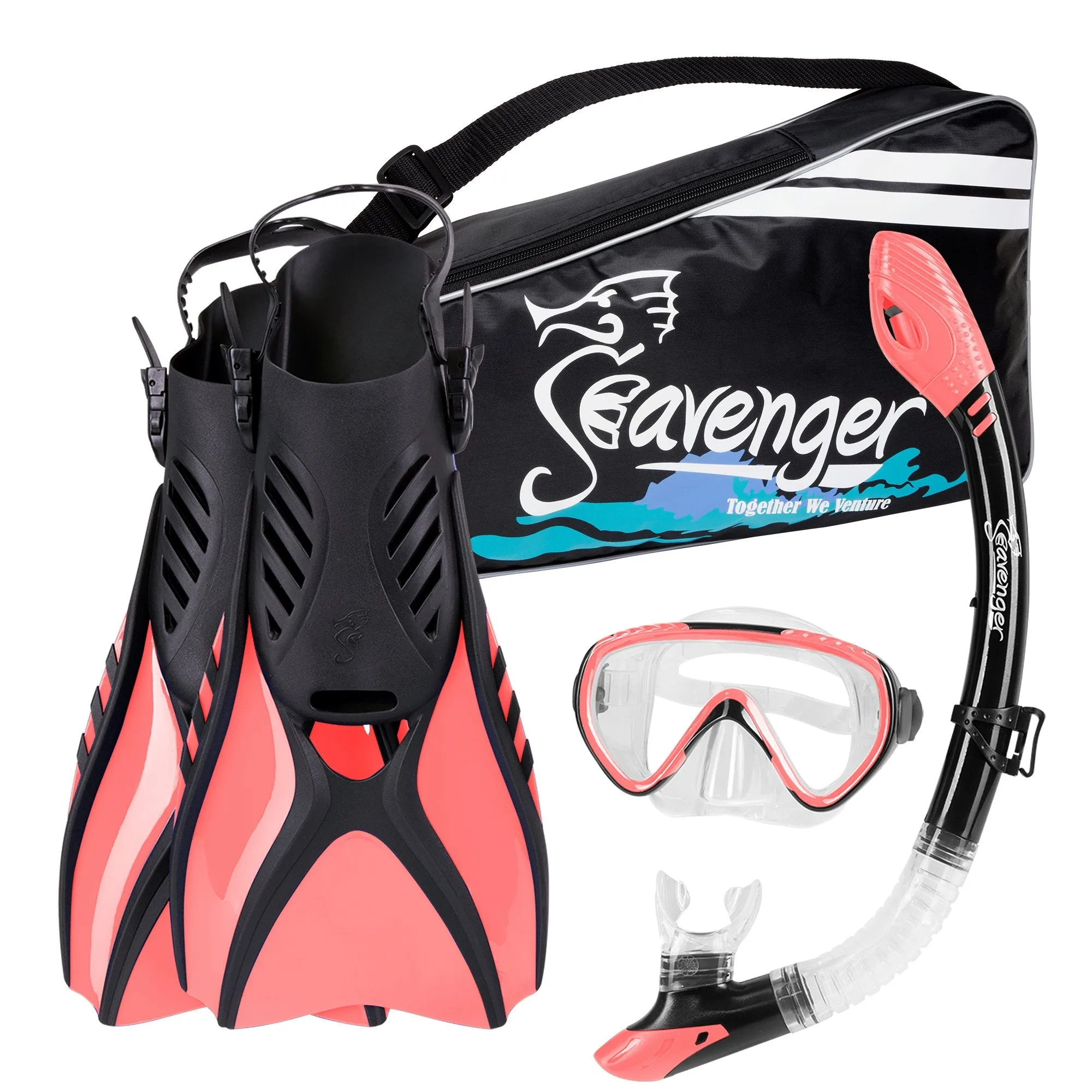 Voyager Snorkel Set - Coral