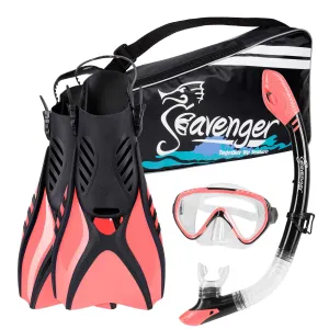 Voyager Snorkel Set - Coral