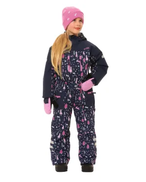 XTM Kizu Kids One Piece Suit Navy Forest