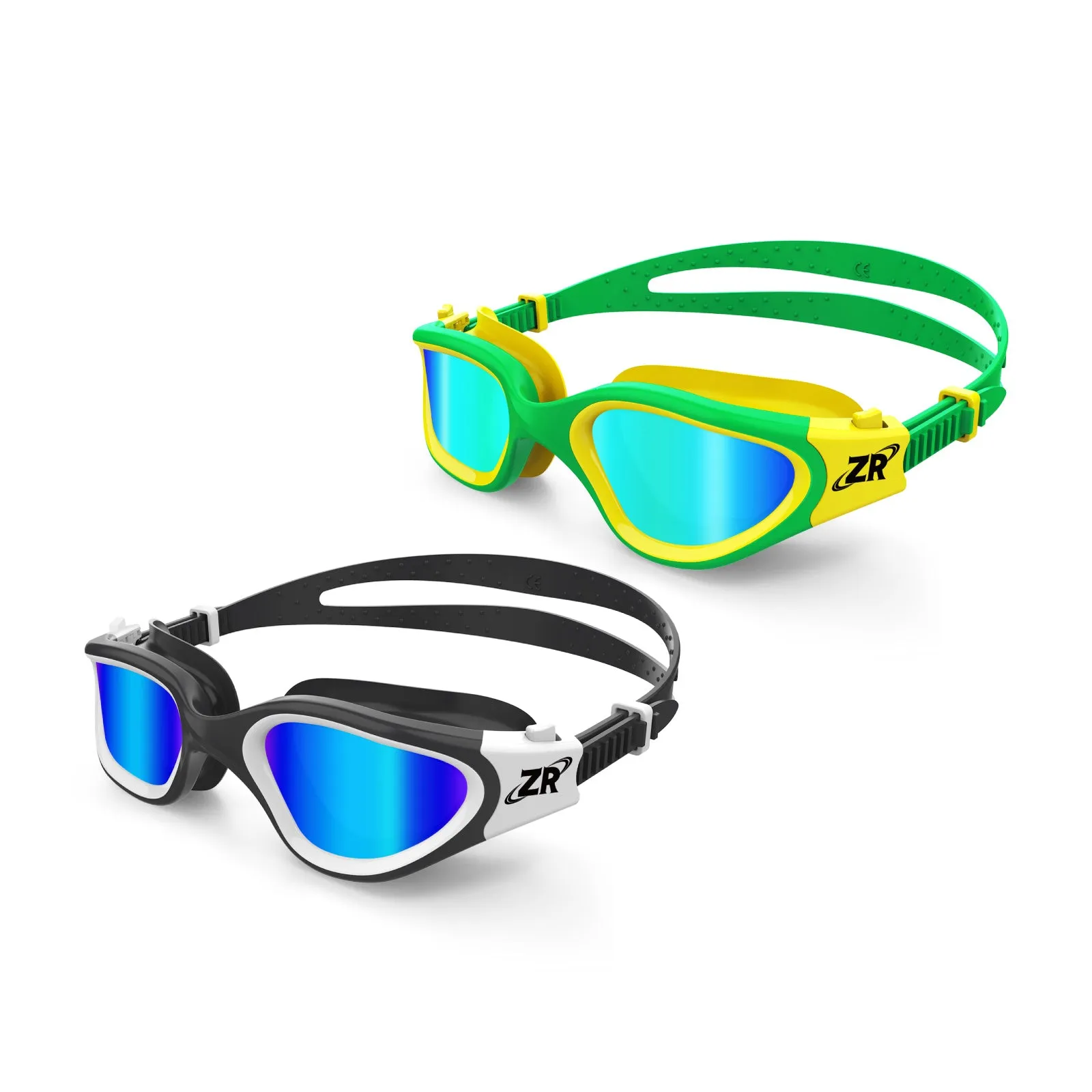 ZIONOR® 2 Packs G1MNI Kids Polarized Swim Goggles Anti-fog UV Protection